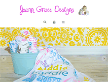 Tablet Screenshot of joanngracedesigns.com